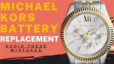 how long does a michael kors watch battery last|mk5753 watch battery for sale.